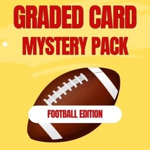 NFL PSA MYSTERY PACK!!! 1 PSA Graded Card, + Rookies, Inserts, Fun Chase!